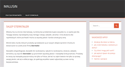 Desktop Screenshot of malusin.pl