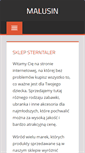 Mobile Screenshot of malusin.pl