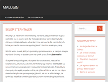 Tablet Screenshot of malusin.pl